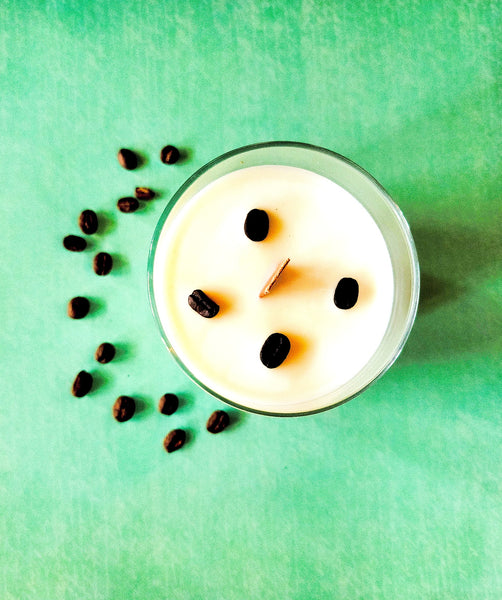 Wood Wick Soy Candle | Mint + Mocha