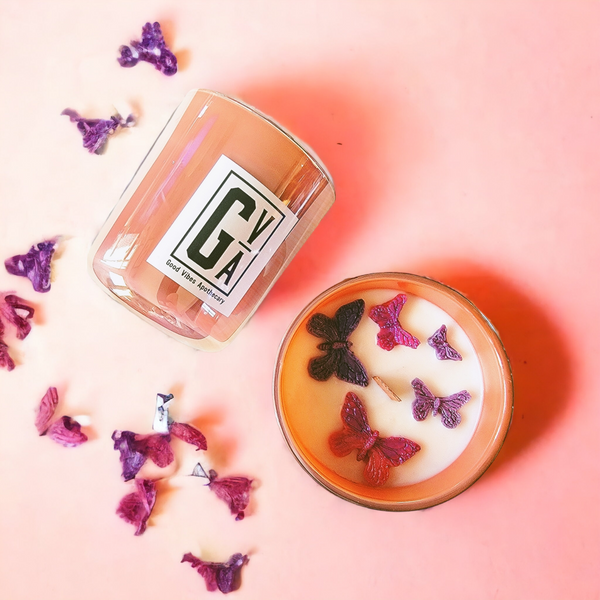 Wood Wick Soy Candle | Butterfly Dreams