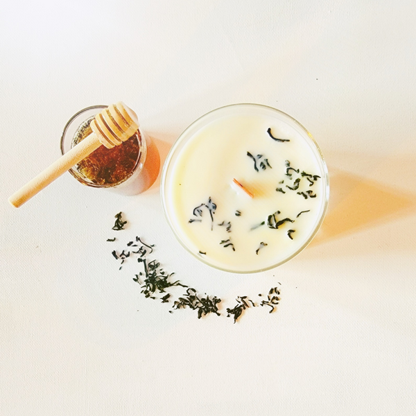 Wood Wick Soy Candle | Spiced Tea + Honey