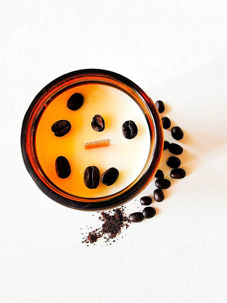 Wood Wick Soy Candle | Coffee Shop