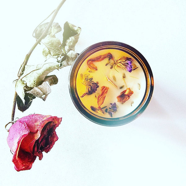 Wood Wick Soy Candle | Flower Child