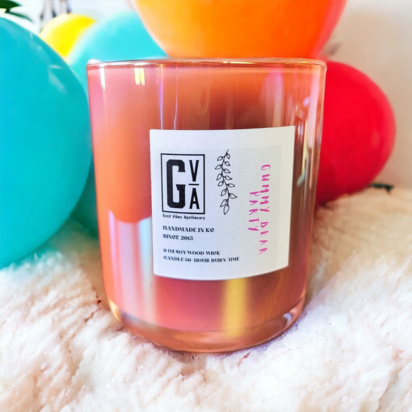 Gummy Bear Party | 11 oz Wood Wick Soy Candle