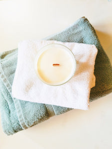 Wood Wick Soy Candle | So Fresh + So Clean