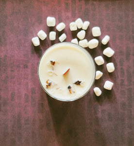 Fall Collection Wood Wick Soy Candle | Toasted Marshmallow + Fireside