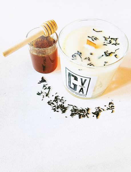 Wood Wick Soy Candle | Spiced Tea + Honey